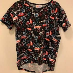 Lularoe firecracker top- girls